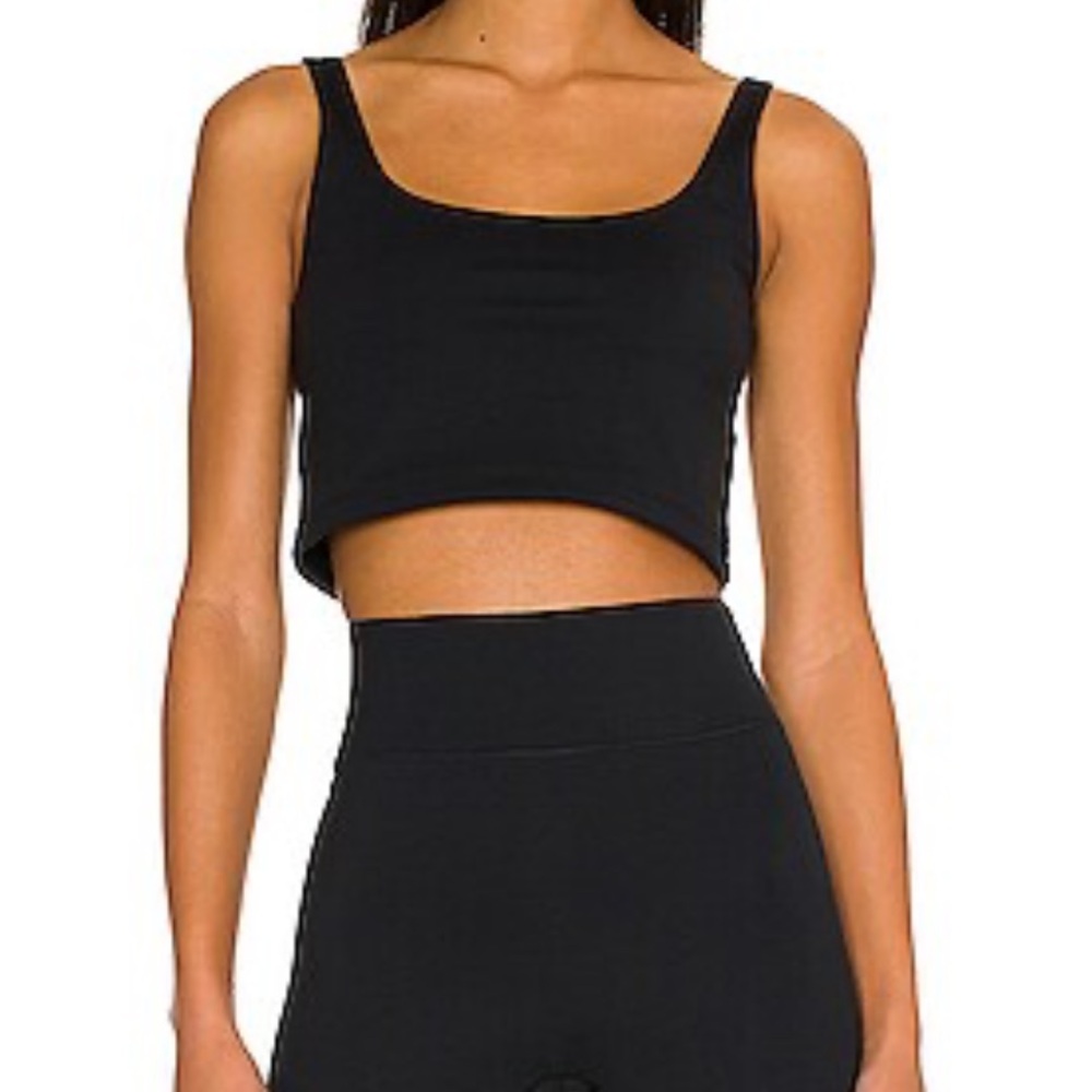 BANDIER All Access Black Cropped Tank Top